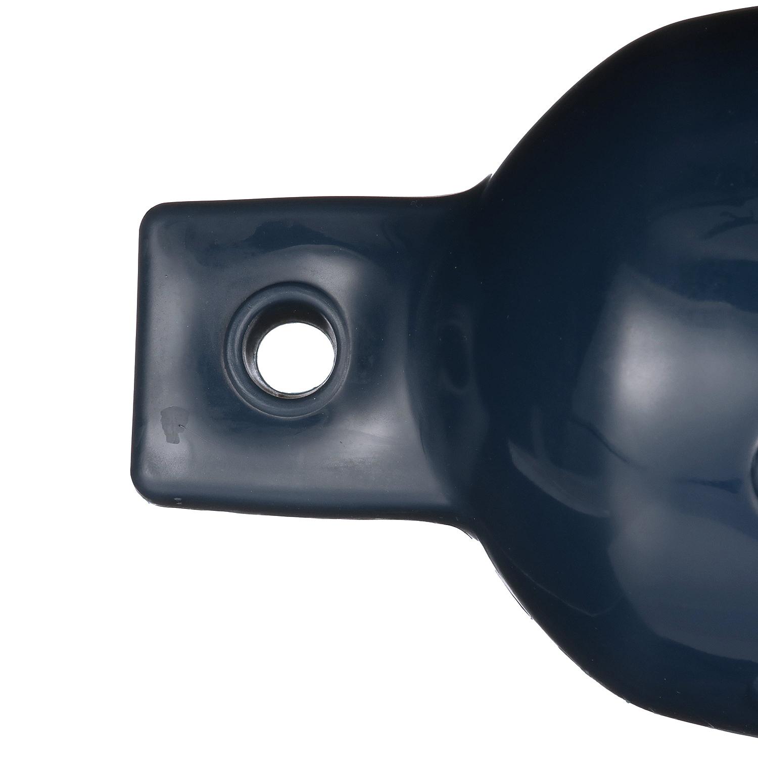 Seachoice 79091 Twin Eye Ribbed Fender, Blue, 6.5 x 23"