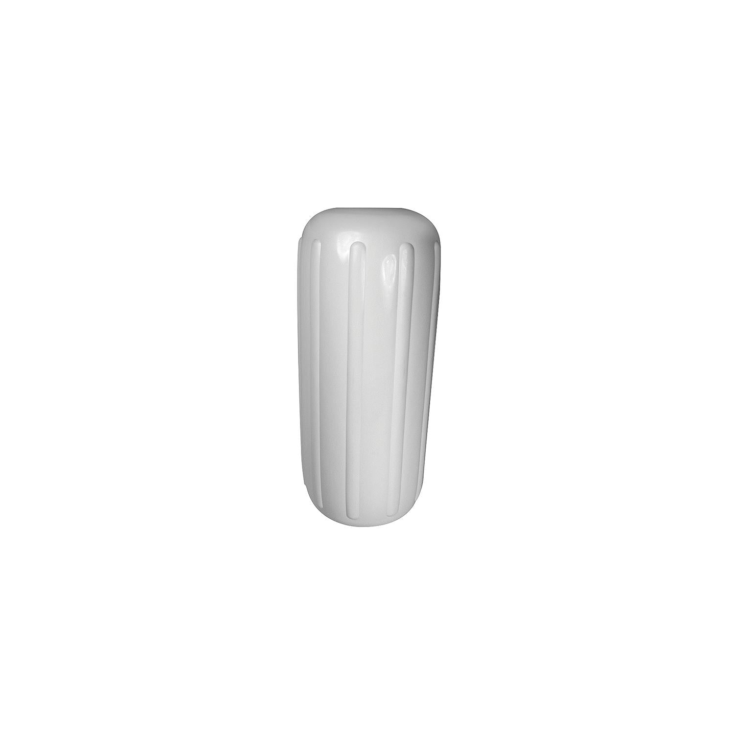 Seachoice 79131 Center Hole Ribbed Fender, White, 10" x 25"