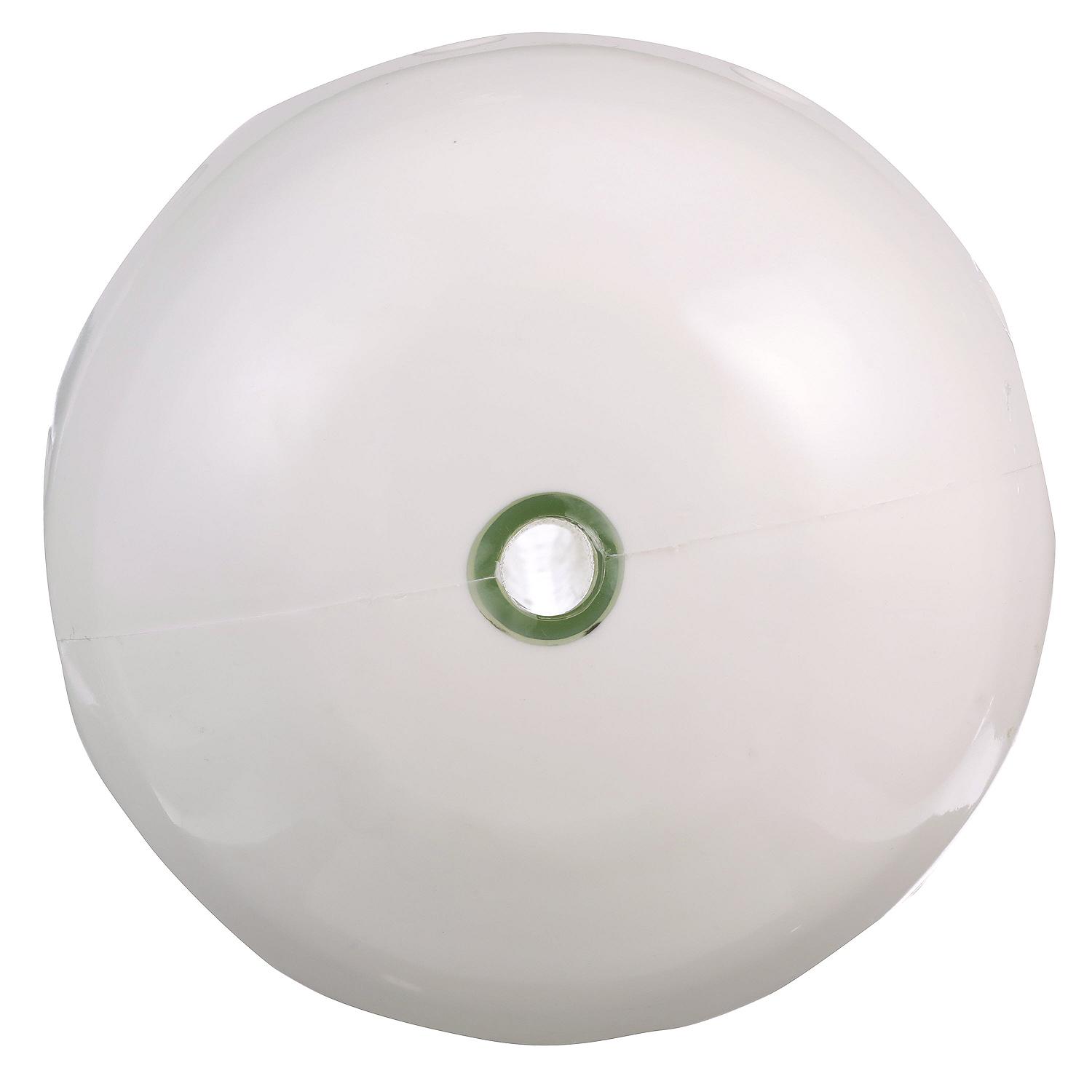 Seachoice 79121 Center Hole Ribbed Fender, White, 8" x 20"