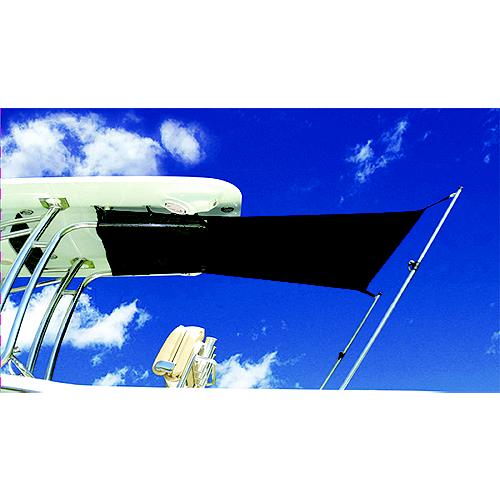 Carver TS6WHT T-Shade T-Top Extension, 4' L, Black