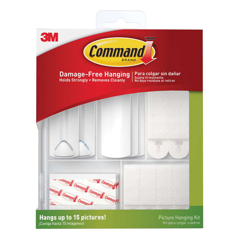 3M White Assorted Picture Hanging Kit 5 lb 38 pk
