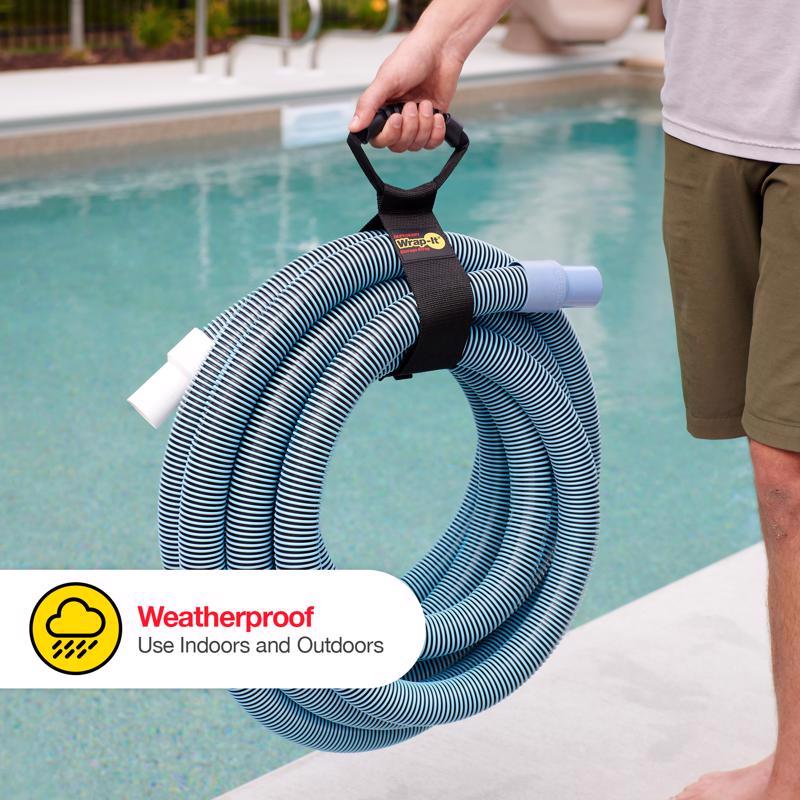 Wrap-It Easy Carry 2.5 in. W X 28 in. L Black Storage Straps 50 lb 1 pk