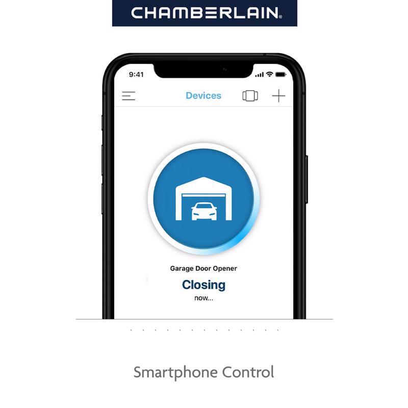 Chamberlain Smart Enabled 0.5 HP Chain Drive WiFi Compatible Smart-Enabled Garage Door Opener
