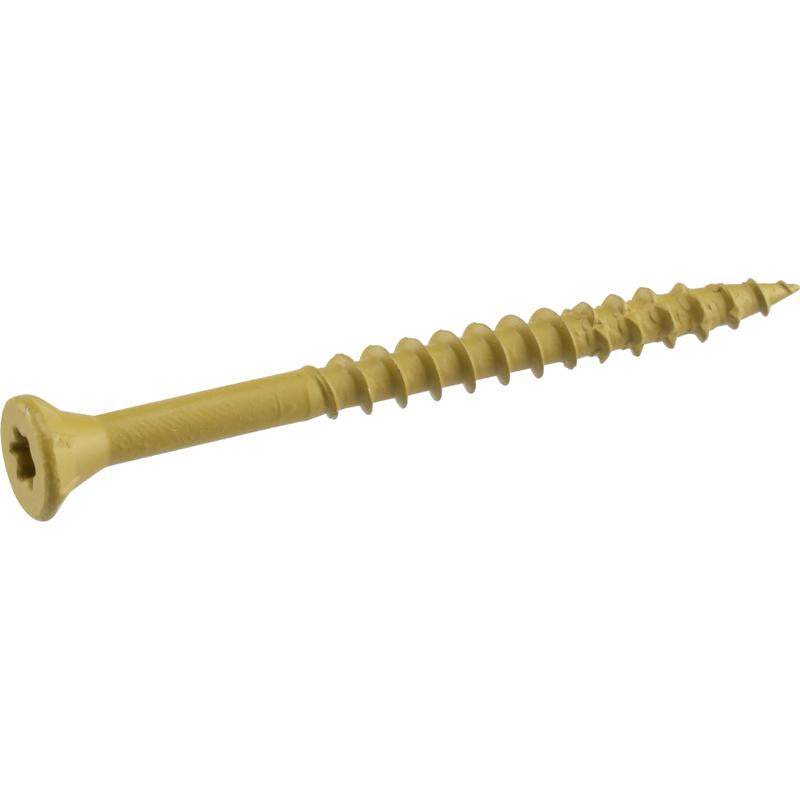 HILLMAN Deck Plus No. 10 in. X 2-1/2 in. L Tan Star Flat Head Exterior Deck Screws 5 lb 365 pk
