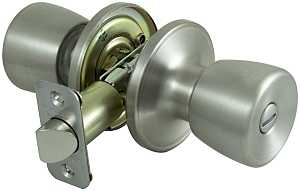 ProSource TS610BRA4V Privacy Lockset, Tulip Design, Stainless Steel