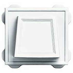 Builders Edge 140016774001 Hooded Ventilator, 12 sq-in Net Free Ventilating Area