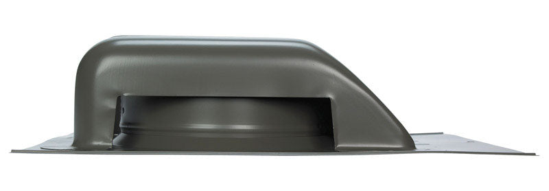 Air Vent 4.3 in. H X 14 in. W X 16.8 in. L X 7.5 in. D Weatherwood Aluminum/Steel Roof Vent, Pack of 9