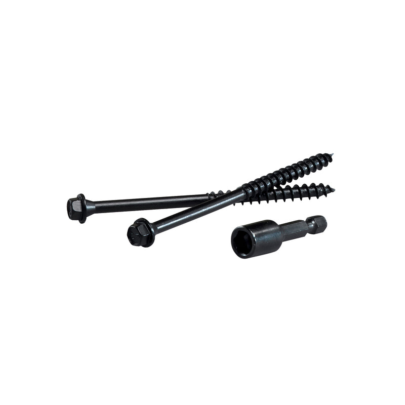 FastenMaster TimberLOK No. 10 X 10 in. L Hex Epoxy Coarse Wood Screws