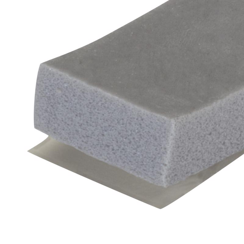 M-D Building Products Gray PVC Weather Stripping Tape For Doors and Windows 204 in. L X 0.19 in.