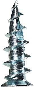 Cobra Anchors 042S Hollow Wall Anchor, Zinc, 63 lb