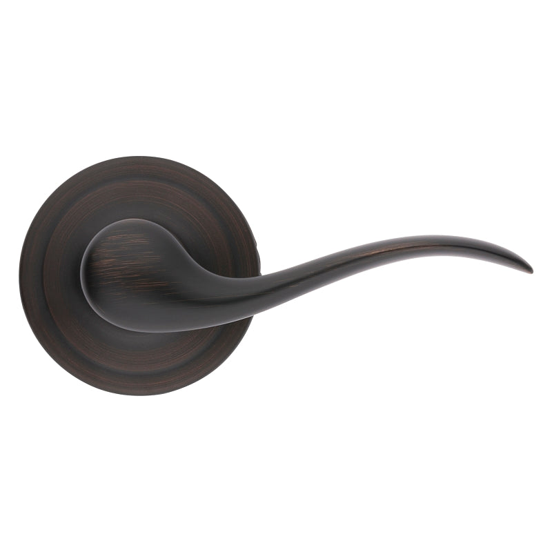 Kwikset Signature Series 720TNL11PRCALRCS Passage Lever, 2-3/32 in Projection, 2-1/4 in Strike, 1 x 2-1/4 in Faceplate