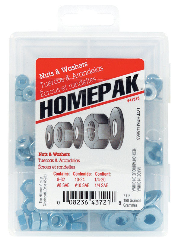 HILLMAN Zinc-Plated Steel Various Sizes Fender Washer 6 pk, Pack of 5