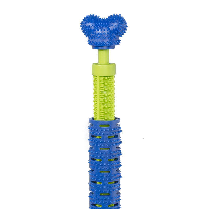 BulbHead Chew Brush Blue Dog Self Brushing Toothbrush 1 pk