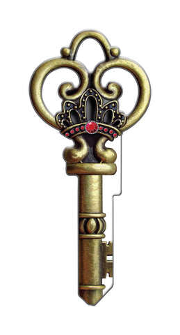 Lucky Line Key Shapes Skeleton House Key Blank Single, Pack of 5