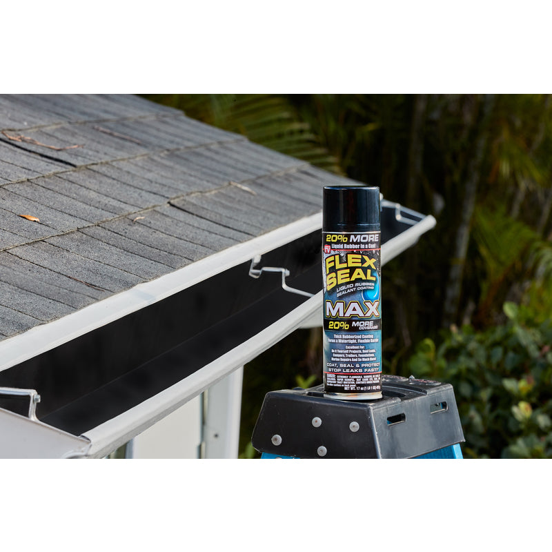 Flex Seal Family of Products Flex Seal MAX White Rubber Spray Sealant 17 oz, Pack of 4