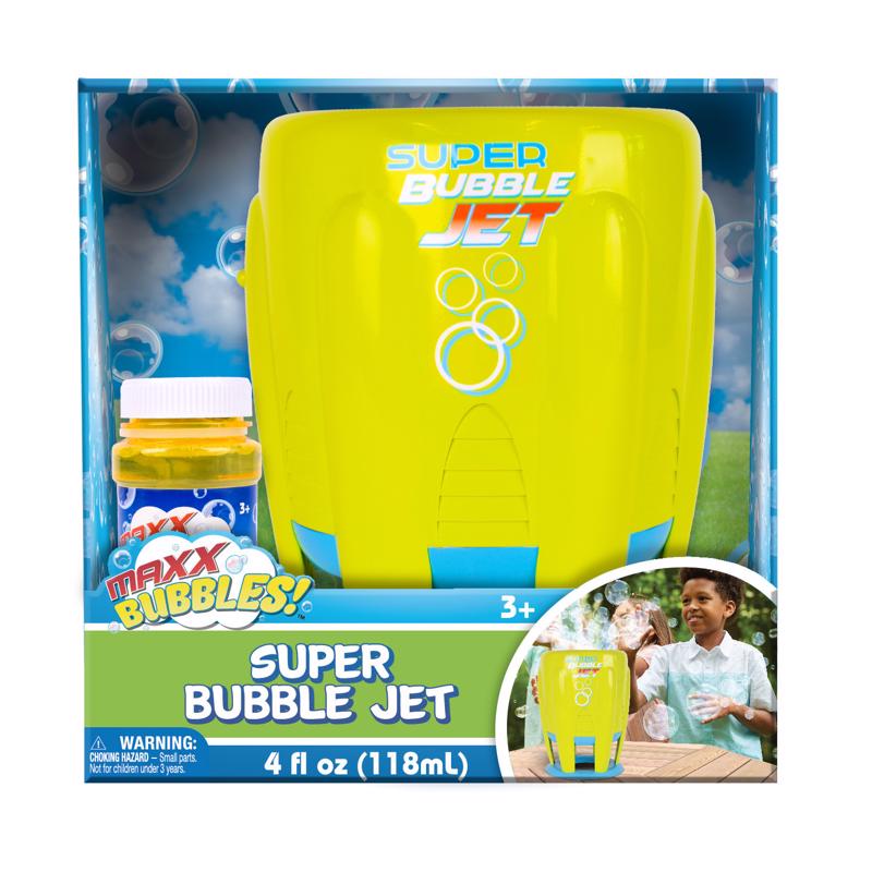 Sunny Days Maxx Bubbles Bubble Blower Multicolored, Pack of 4