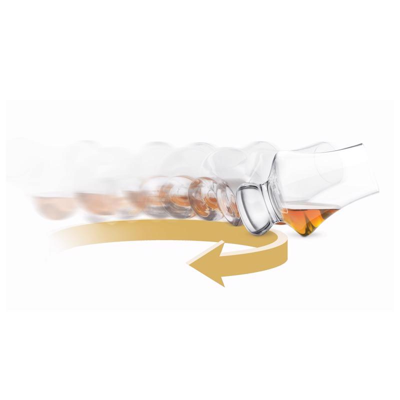 Final Touch 6.5 oz Clear Crystal Whiskey Glass