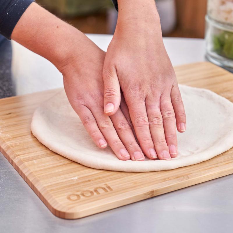 Ooni Cutting Board Bamboo Dough Tray Lid 1 pk