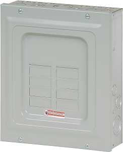 Cutler-Hammer BR Series BR612L125SP Load Center, 125 A, 6-Space, 12-Circuit, Main Lug, NEMA 1 Enclosure, Surface