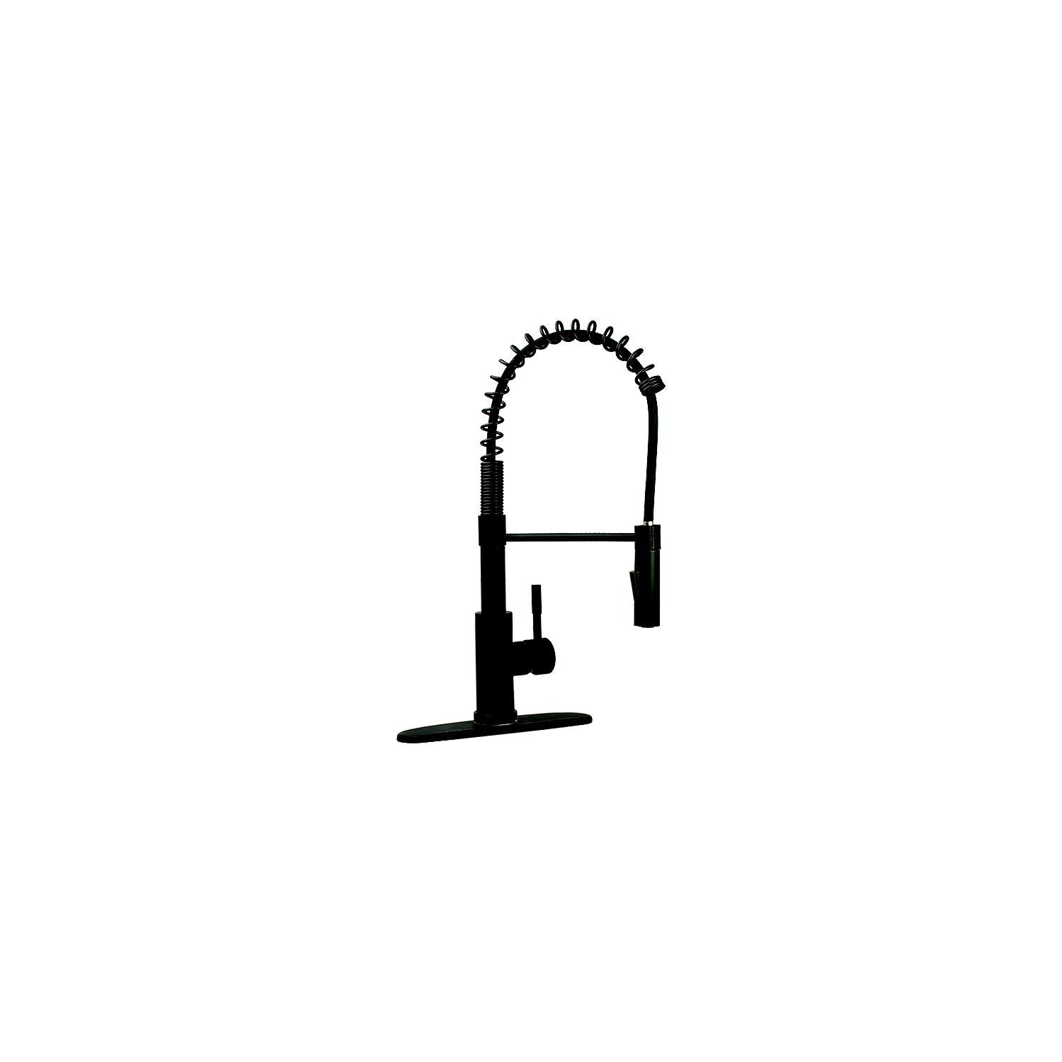 PULLDOWN KITCH FAUCET MAT BLK