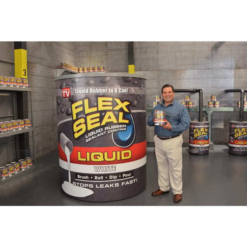 Flex Seal Family of Products Flex Seal White Liquid Rubber Sealant Coating 128 fl. oz., Pack of 2