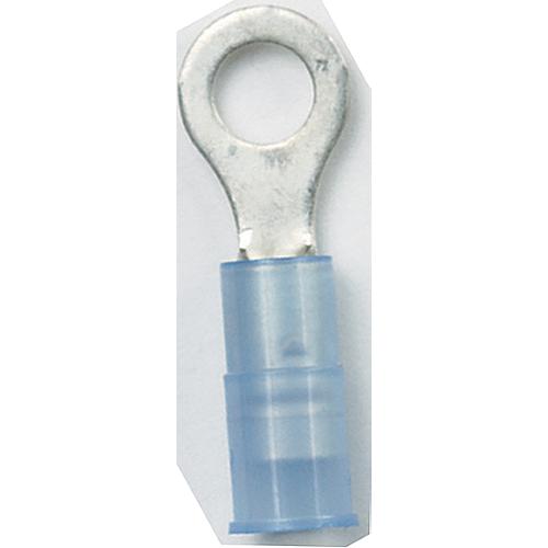Ancor 210211 Marine Grade Nylon Insulated Ring Terminals, #6 Fastener, 16-14 Wire, Blue, 25/Pk