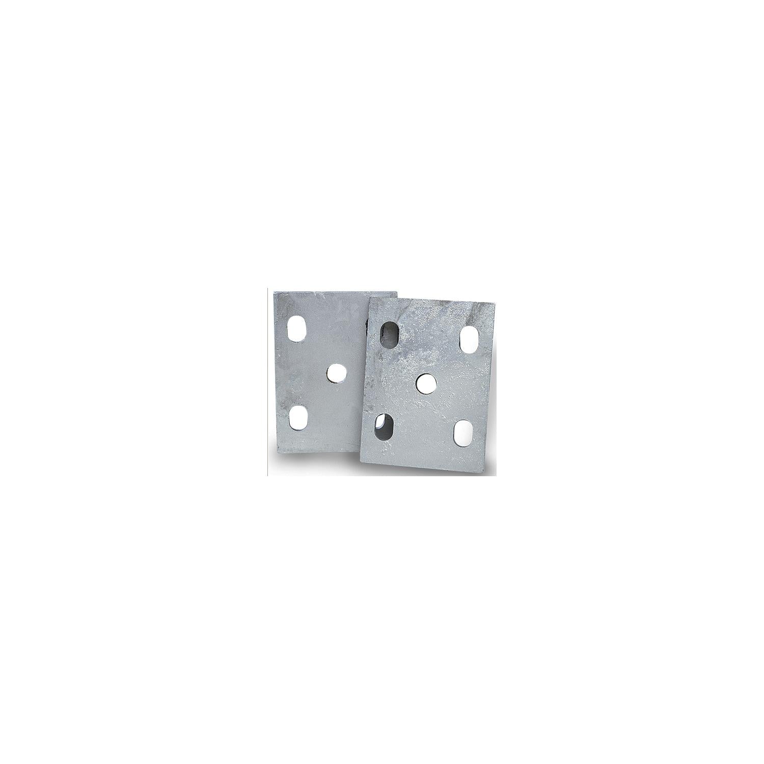Dexter Galvanized Universal Tie Plates - Sold as Pair