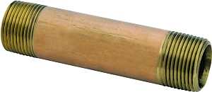 Anderson Metals 38300-1230 Pipe Nipple, 3/4 in, NPT, Brass, 810 psi Pressure, 3 in L