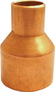 Elkhart Products 101R Series 30698 Reducing Pipe Coupling with Stop, 1/2 x 1/4 in, Sweat