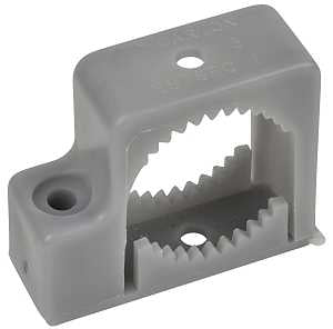 Carlon E978DC-CAR Conduit Strap, 1/2 in, 1-5/8 in L, Polypropylene, Gray, 40/PK
