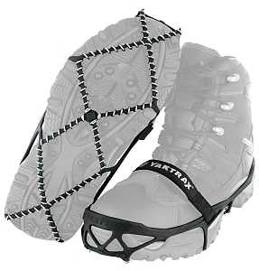 Yaktrax Pro Series 08615 Shoe Traction Device, XL, Shoe Size: 14 in Men's, 15-1/2 in Women's, Unisex, Spikeless, Rubber