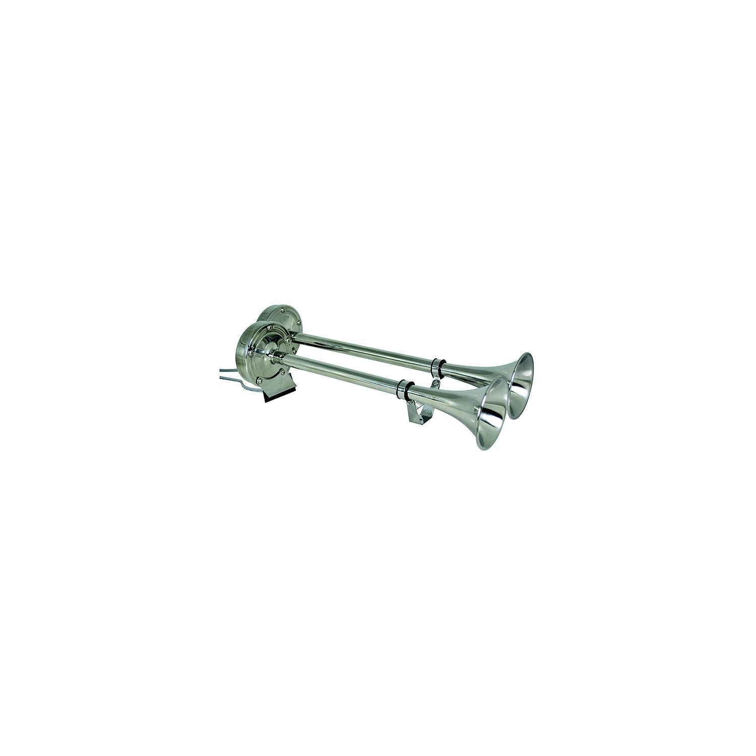Marinco Dual Trumpet Electric Horn Stainless Steel