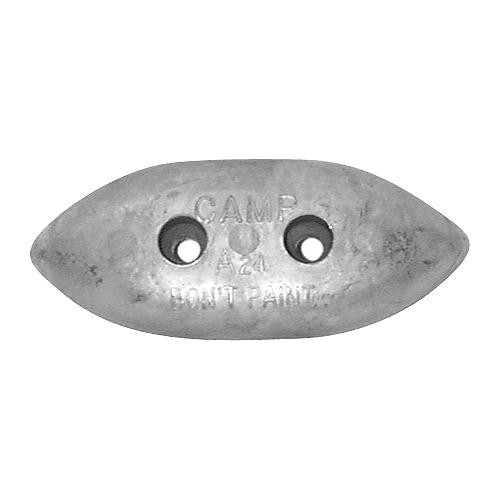 Hull Plate Zinc  4-3/4  Long