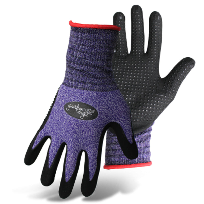 Boss Guardian Angel Women's Outdoor Stretchy Dipped Dotted Gloves Assorted L 1 pair
