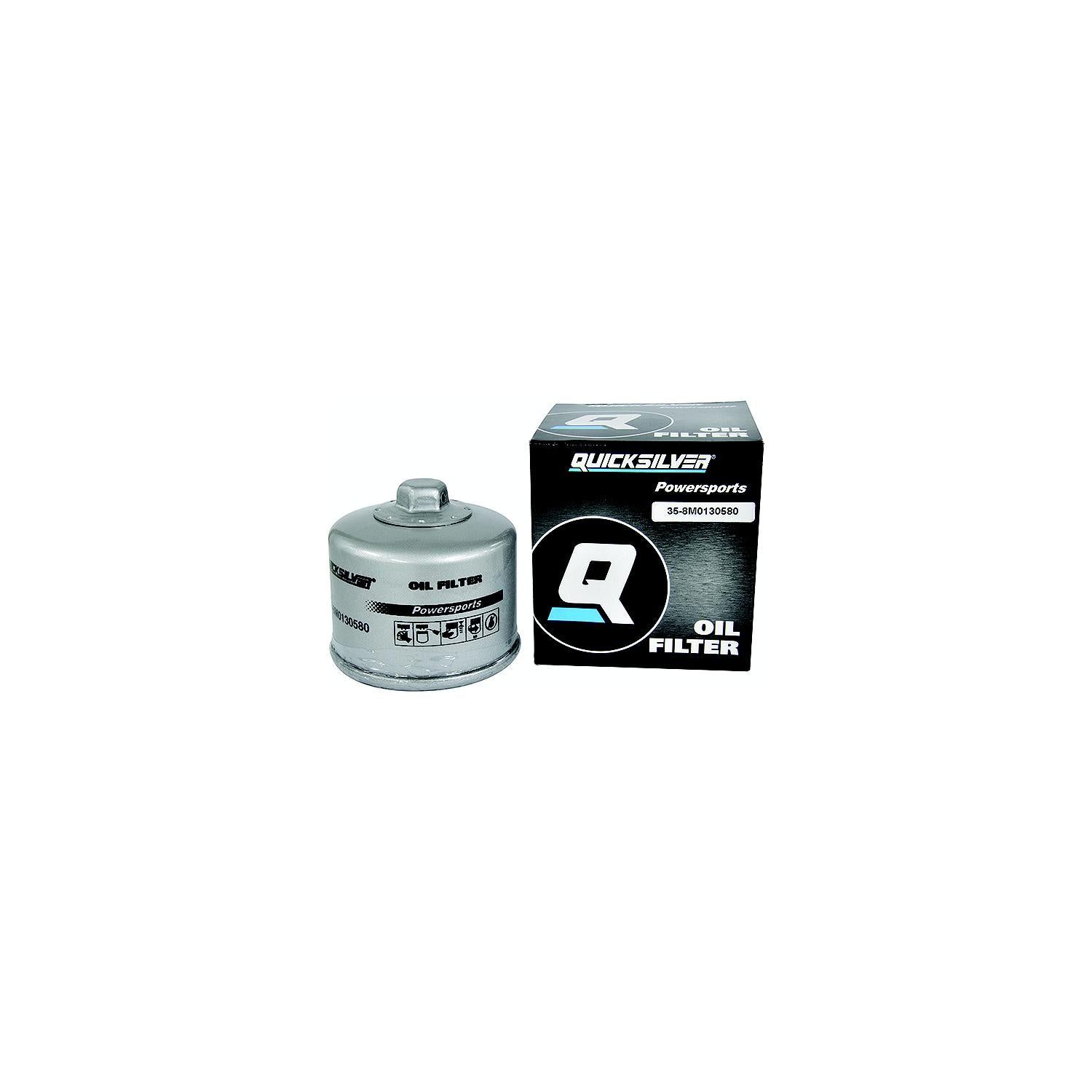 Quicksilver 35-8M0130580 Chrome Powersports Oil Filter