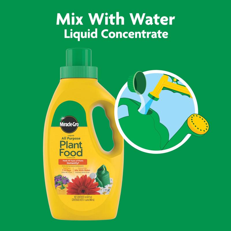 Miracle-Gro Liquid Plant Food 1 qt