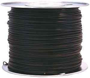 CCI 55671323 Primary Wire, 12 AWG Wire, 1-Conductor, 60 VDC, Copper Conductor, Black Sheath, 100 ft L, Pack of 2