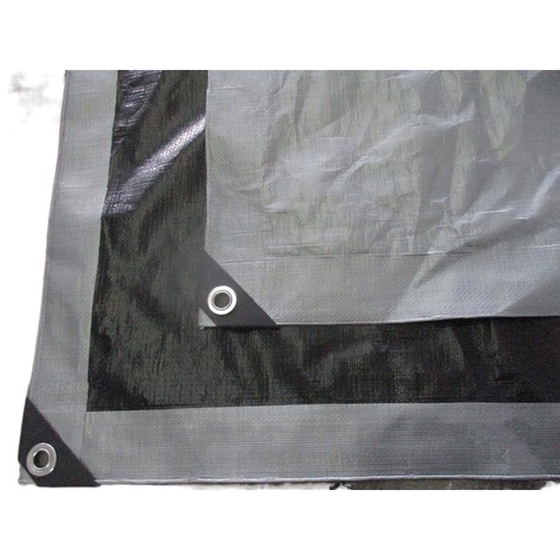 Ace 8 ft. W X 10 ft. L Heavy Duty Polyethylene Tarp Black/Silver