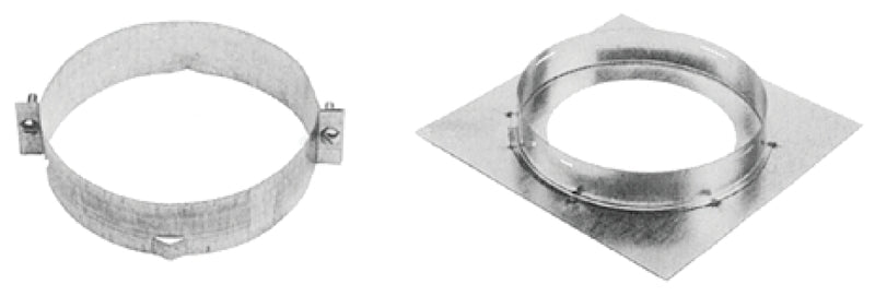 AmeriVent 6FSP Support Plate, For: 6 in Dia Type B Gas Vent