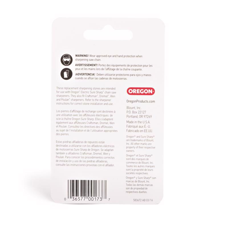 Oregon Replacement Sharpening Stones 1 pk