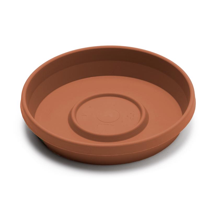 Bloem Terra 1.7 in. H X 10 in. D Resin Traditional Plant Saucer Terra Cotta