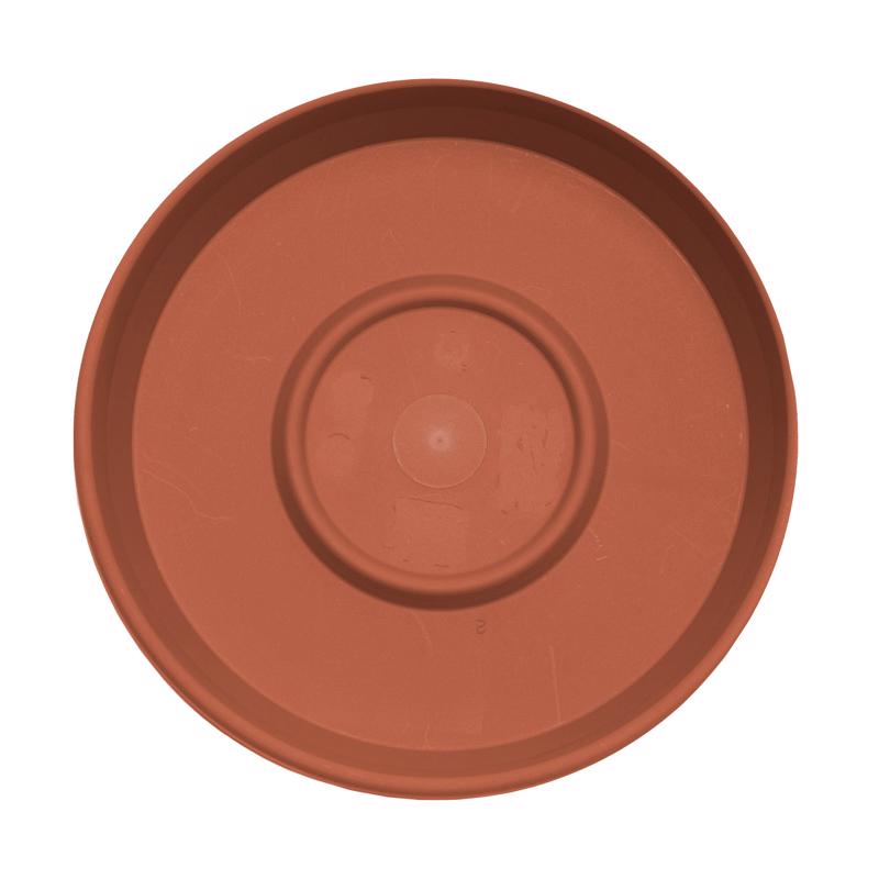 Bloem Terra 1.7 in. H X 10 in. D Resin Traditional Plant Saucer Terra Cotta