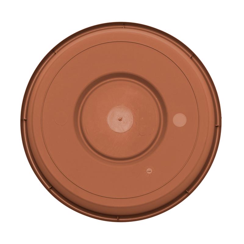 Bloem Terra 2 in. H X 11.25 in. W X 11.25 in. D X 12 in. D Resin Traditional Plant Saucer Terra Cott