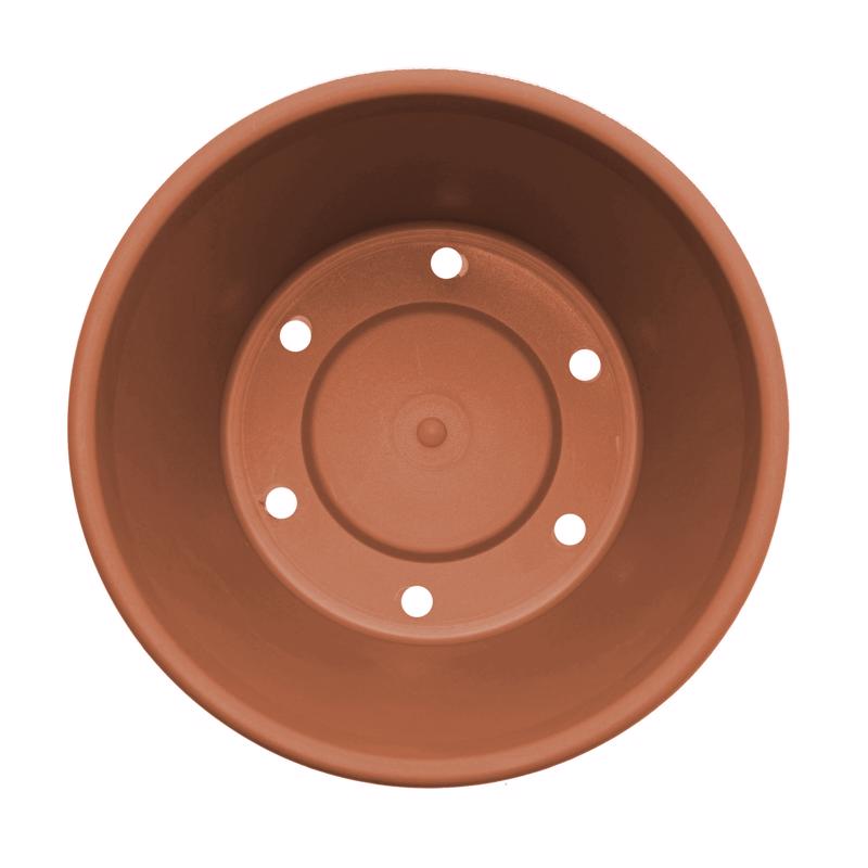 Bloem Terra 12.75 in. H X 15 in. W Resin Traditional Planter Terracotta Clay