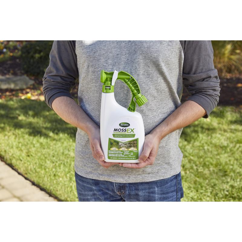 Scotts MossEx Lawn Moss Killer RTS Hose-End Concentrate 32 oz