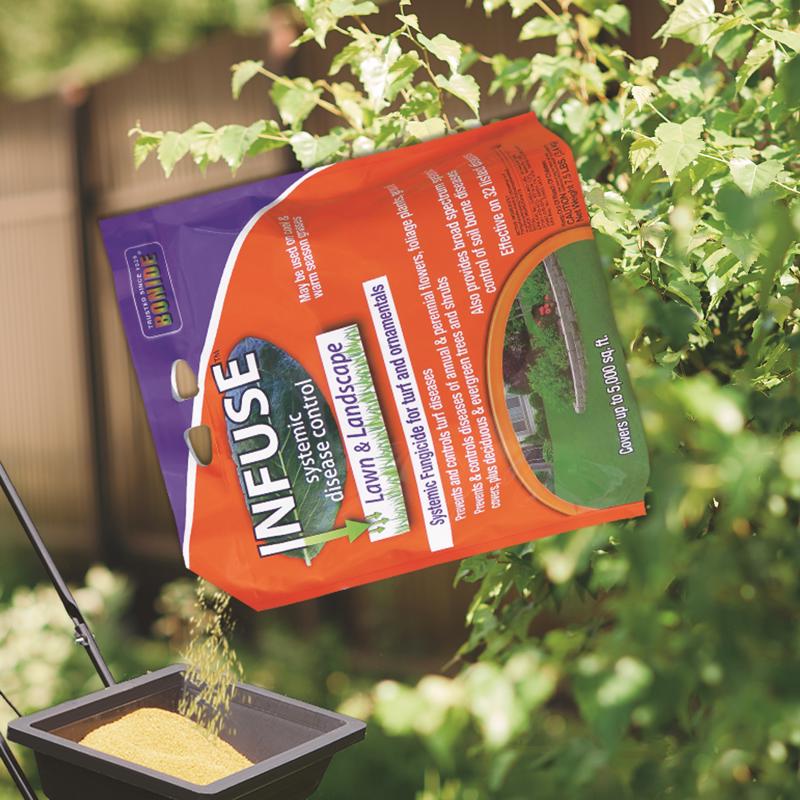 Infuse 60516 Disease Control Fungicide, Granule, Faint Sulfur, Tan, 7.5 lb, Bag