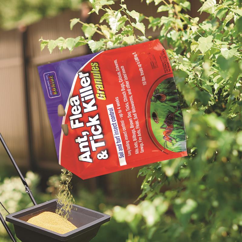 Bonide 60614 Flea and Tick Killer Granules, Solid, 10 lb Pack