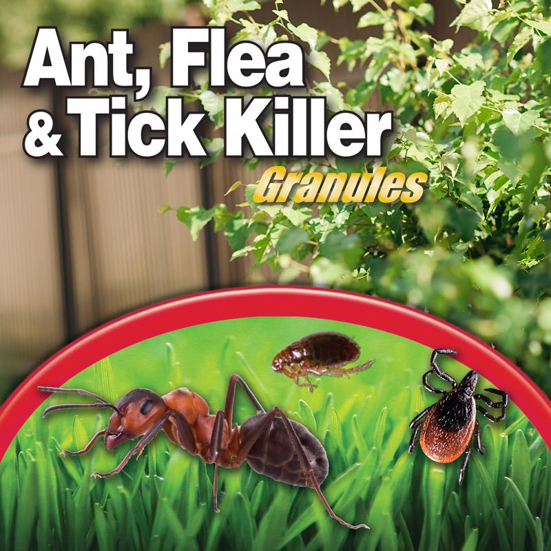 Bonide 60614 Flea and Tick Killer Granules, Solid, 10 lb Pack