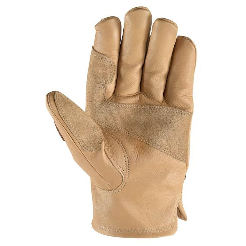 Wells Lamont 1140-L Gloves, Men's, L, Keystone Thumb, Adjustable Wrist, Ball and Tape Cuff, Cowhide Leather, Brown/Tan