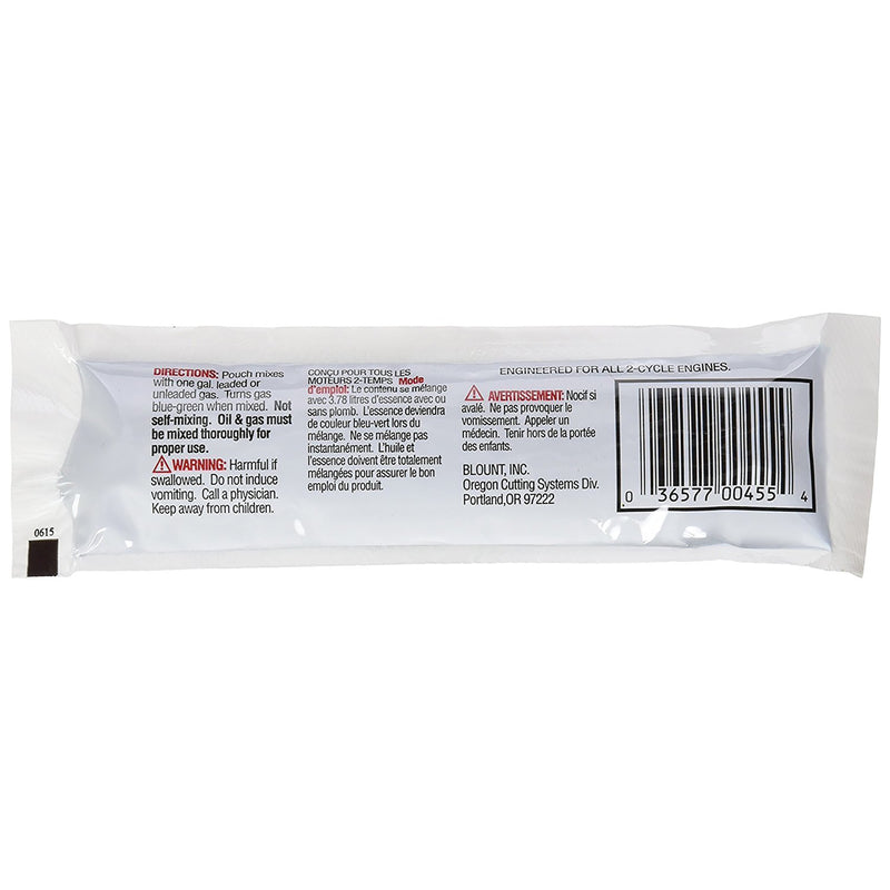 Oregon 40092 Engine Oil, 1.8 oz Pillow Pack, Pack of 48